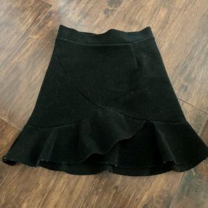 High waist skirt with inner short